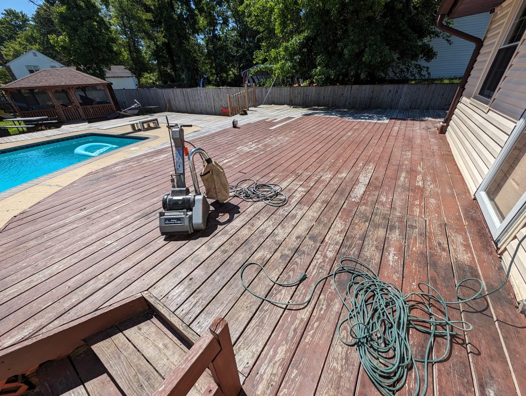 Deck restoration Waldorf Maryland