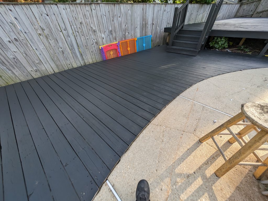 Deck re stain Waldorf MD