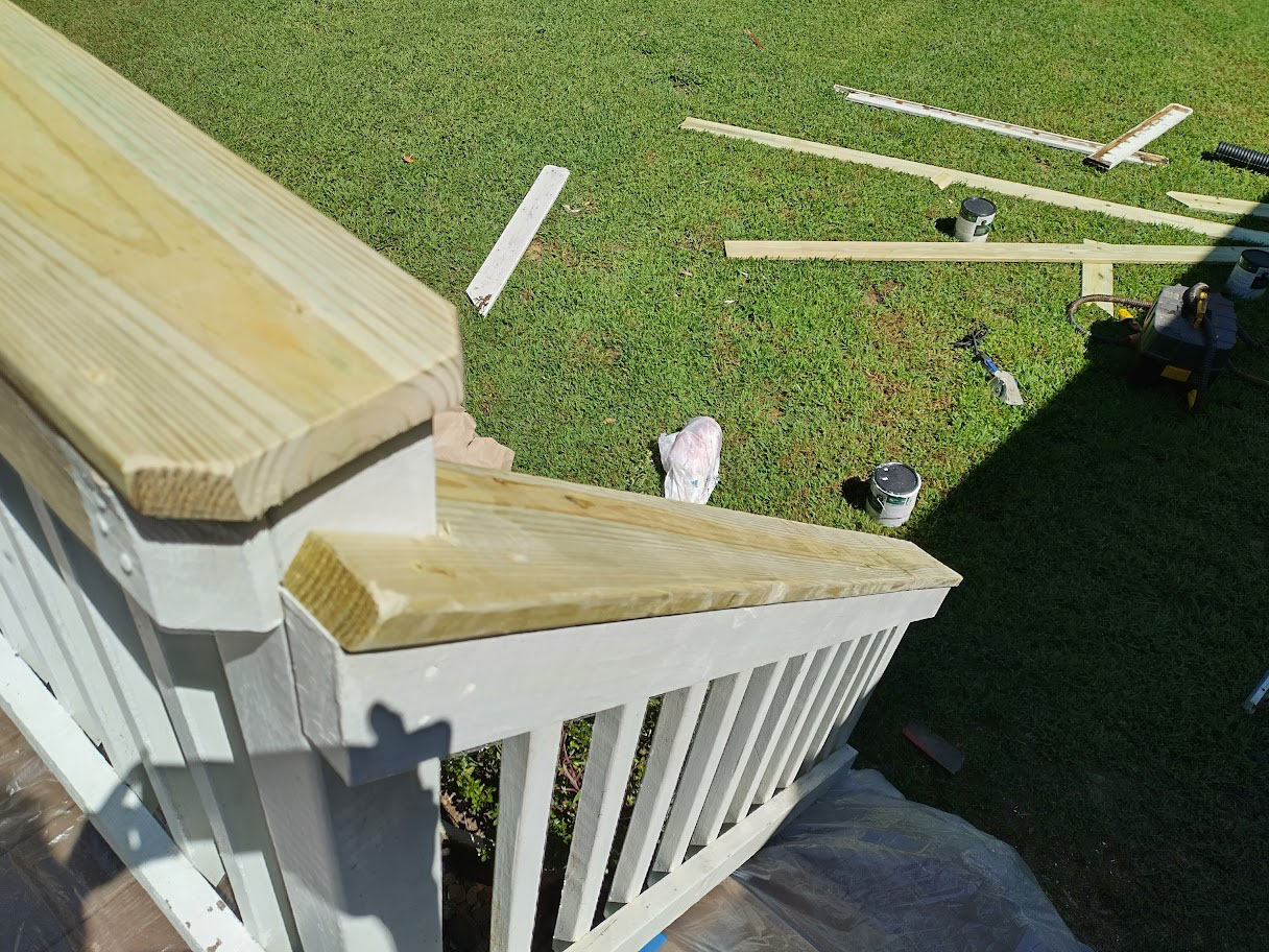 Deck surface touch up