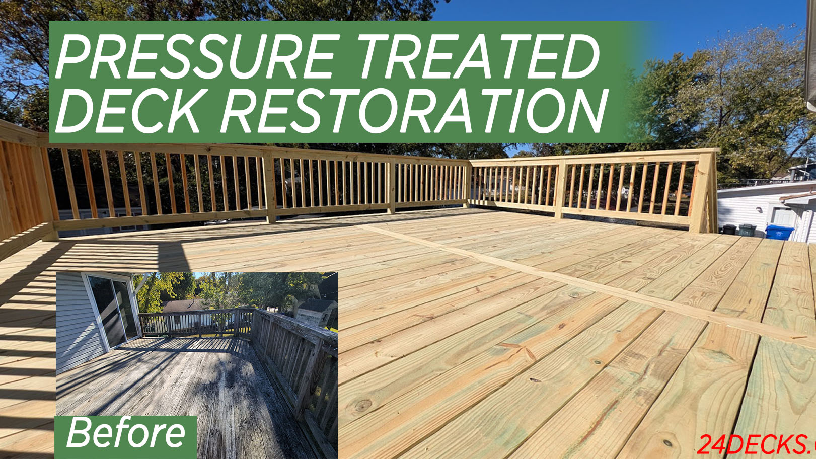 Pressure treated wood