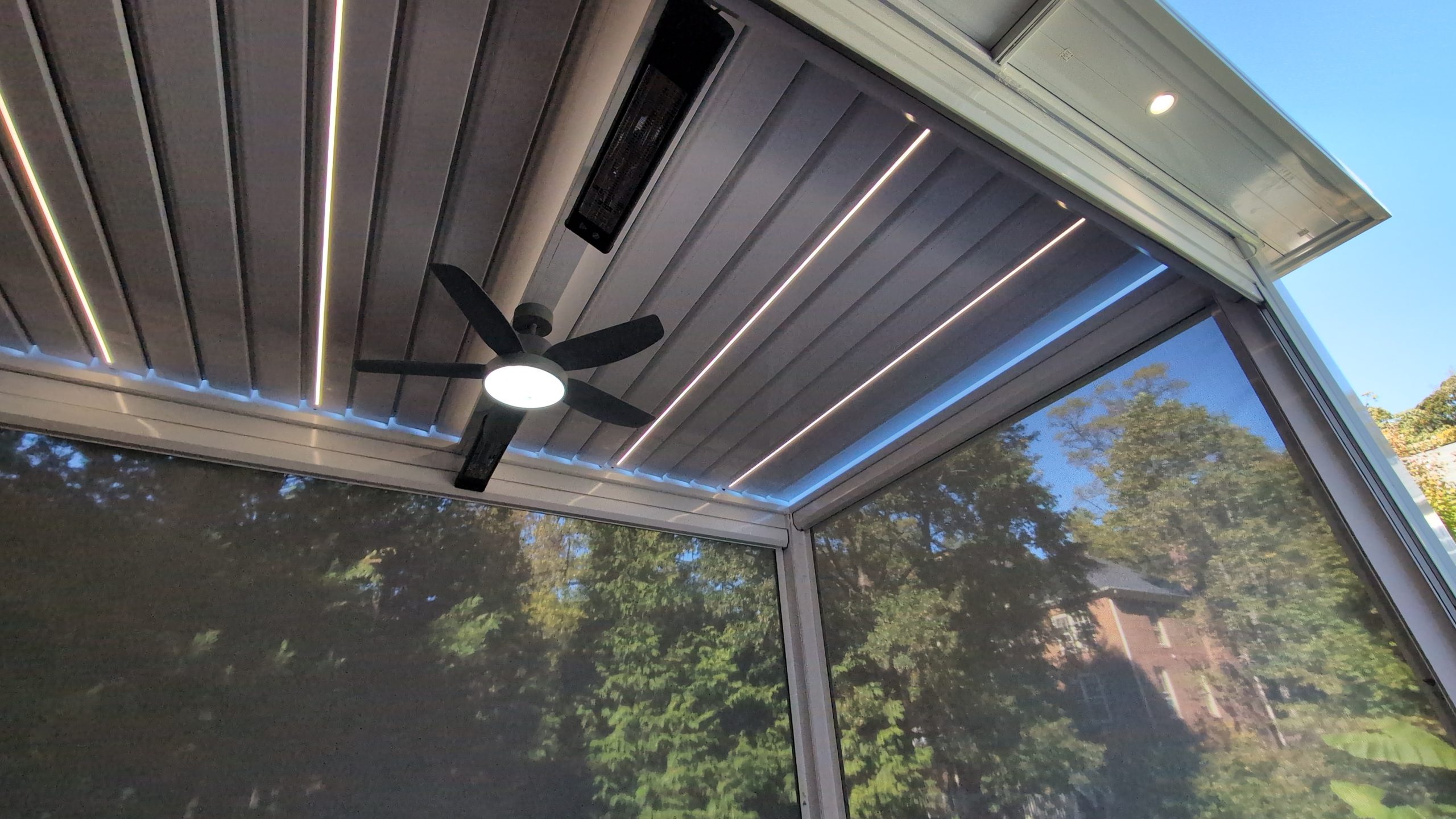 Motorized pergola installation near Alexandria