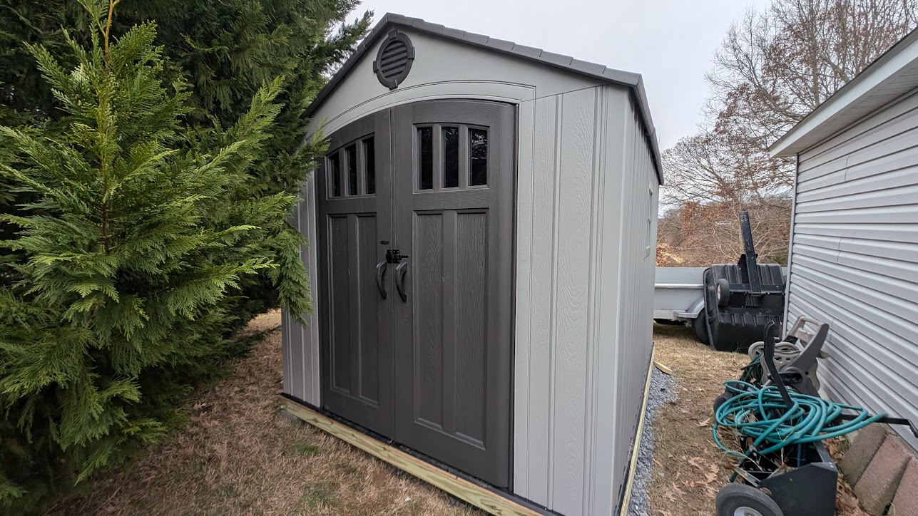 Shed installation near Virginia